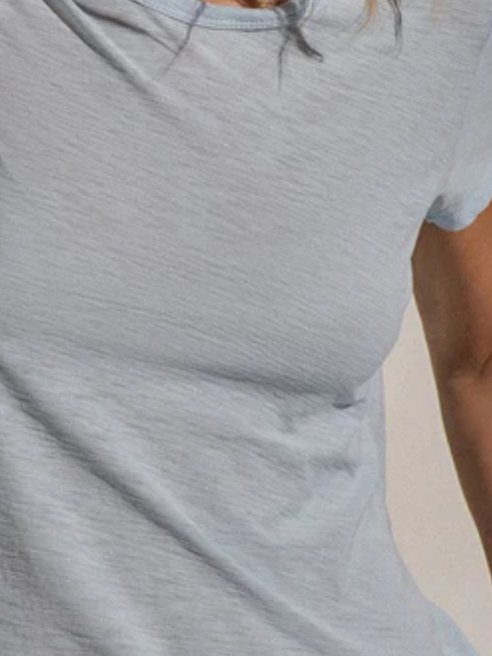 SHEER SLUB LONG SLEEVE CREW 0 - Picture 5 of 8